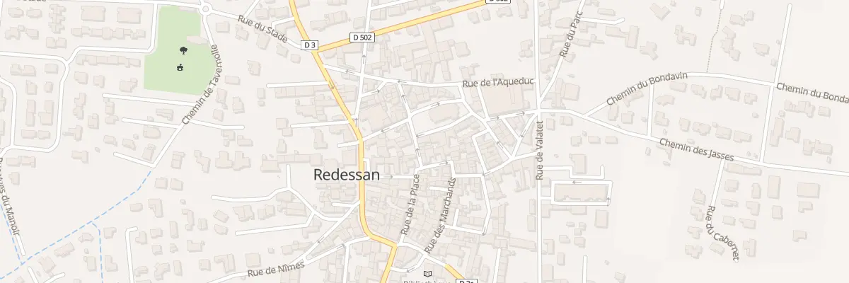 Plan du 2 Pl de l’Eglise à Redessan