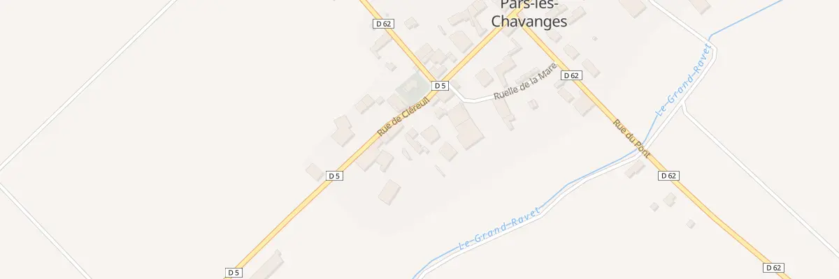 Plan du 16 Rue de Clereuil à Pars-lès-Chavanges