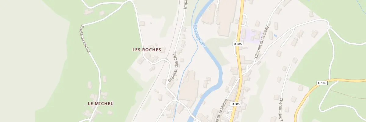 Plan du 70 Imp des Cités à Chambost-Allières