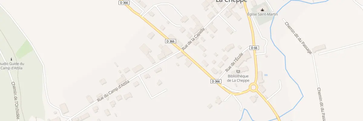 Plan du 23 Rue de la Voie Romaine à Jonquery