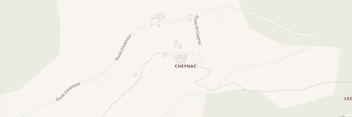 Plan du 5159 Cheynac à Beauvène