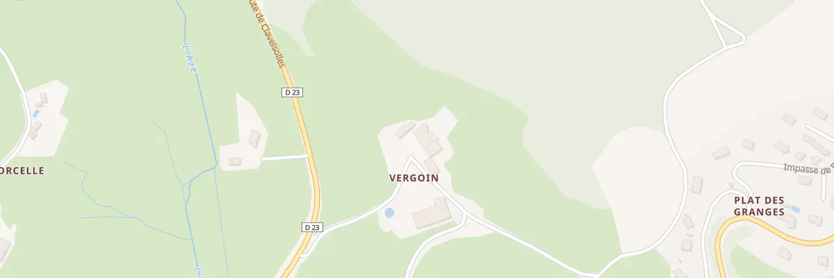 Plan du 4212 Rte de Claveisolles à Claveisolles
