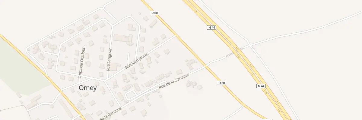 Plan du 26 Rue de la Garenne à Omey