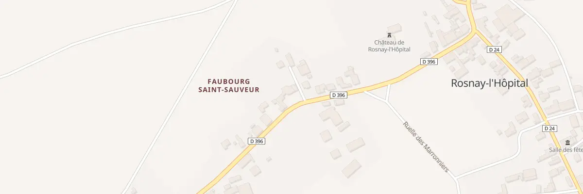Plan du 23 Fg Saint Sauveur à Rosnay-l’Hôpital