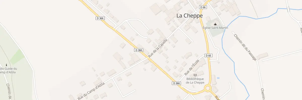 Plan du 1 Rue de la Capelle à La Cheppe