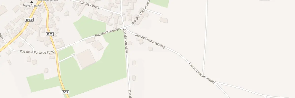 Plan du 1 Rue du Groseiller à Coulmier-le-Sec