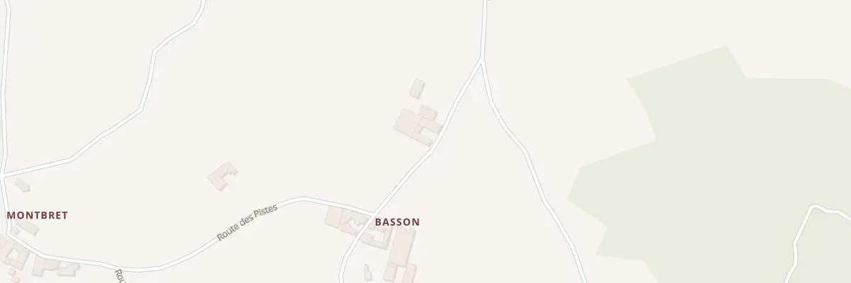 Plan du 2370 Rte des Pistes à Larajasse