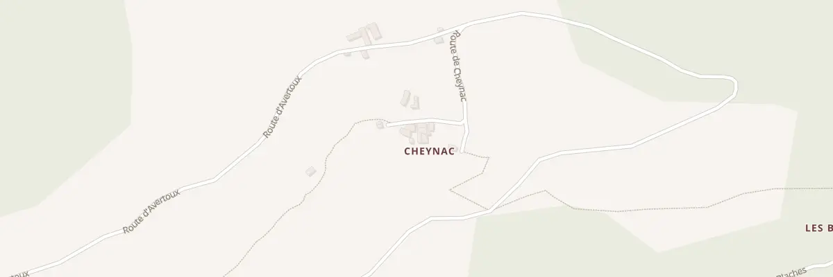 Plan du 5162 Cheynac à Beauvène