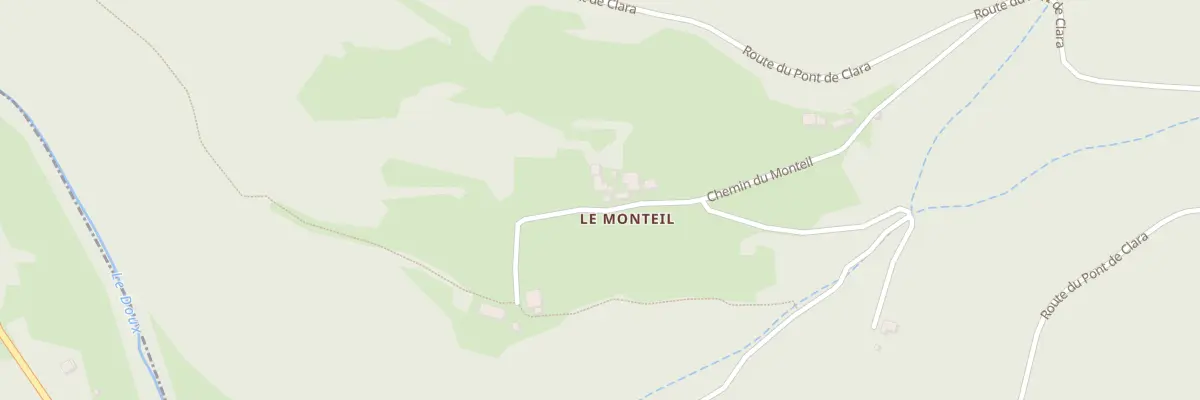 Plan du 5039 Le Monteil à Rochepaule