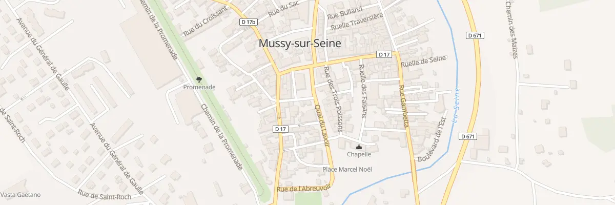 Plan du 2 Quai du Lavoir à Mussy-sur-Seine