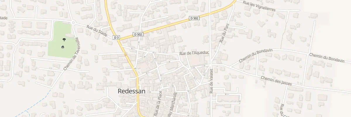 Plan du 2 Rue Frédéric Mistral à Redessan