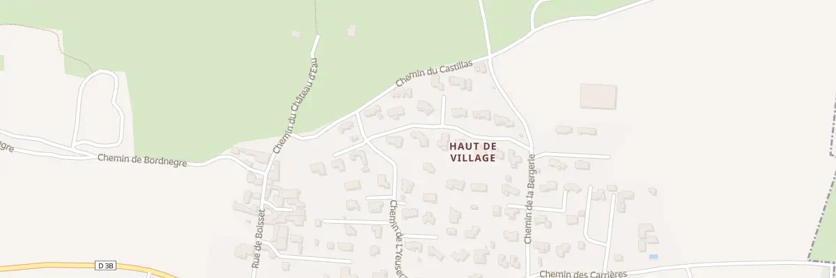Plan du 15 Che du Haut Village à Argilliers
