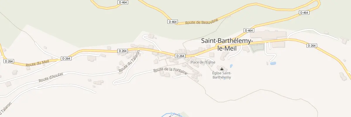 Plan du 5080 Le Village à Saint-Barthélemy-le-Meil