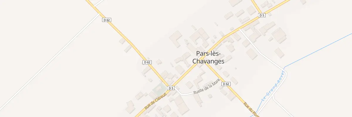 Plan du 19 Rue de Clereuil à Pars-lès-Chavanges