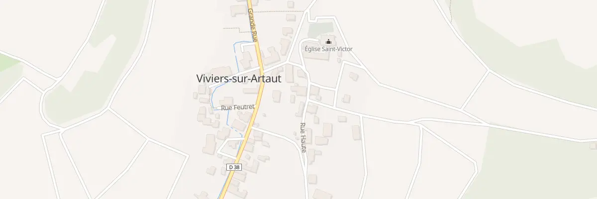 Plan du 4 Rue Haute à Viviers-sur-Artaut