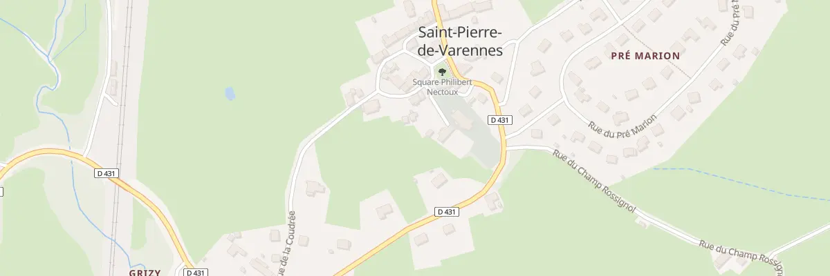 Plan du 2 Imp de l’Eglise à Saint-Pierre-de-Varennes