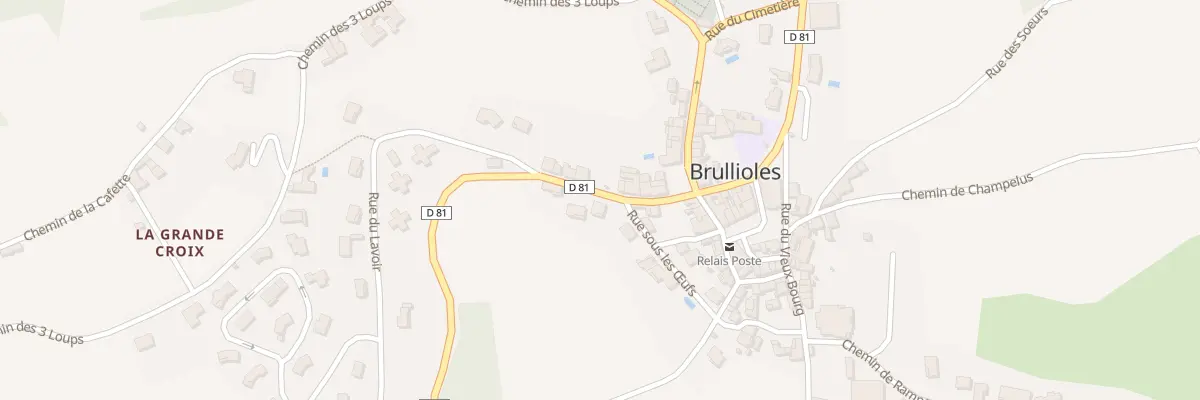 Plan du 5336 Rue sous les Oeufs à Brullioles