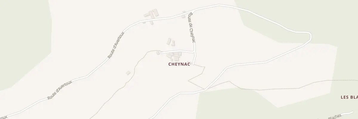 Plan du 5234 Cheynac à Beauvène