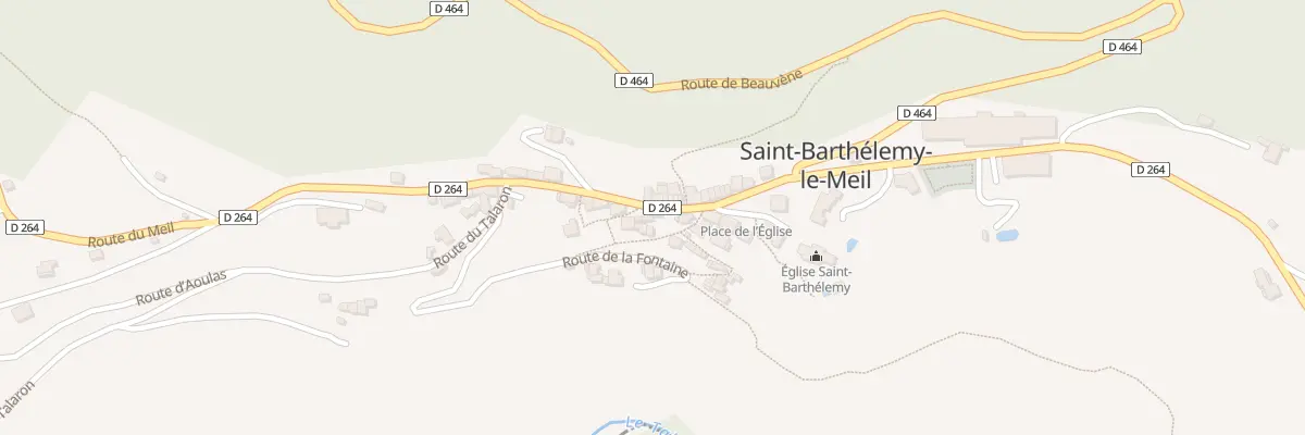 Plan du 5081 Le Village à Saint-Barthélemy-le-Meil