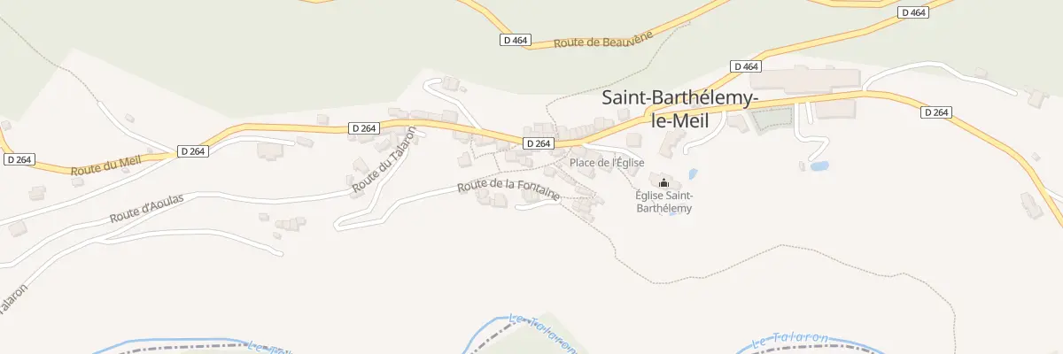Plan du 5157 Le Village à Saint-Barthélemy-le-Meil