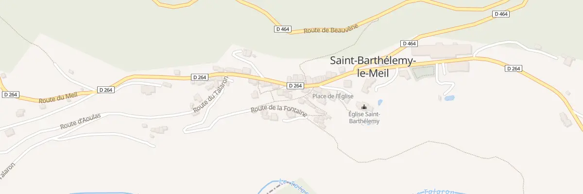 Plan du 5079 Le Village à Saint-Barthélemy-le-Meil