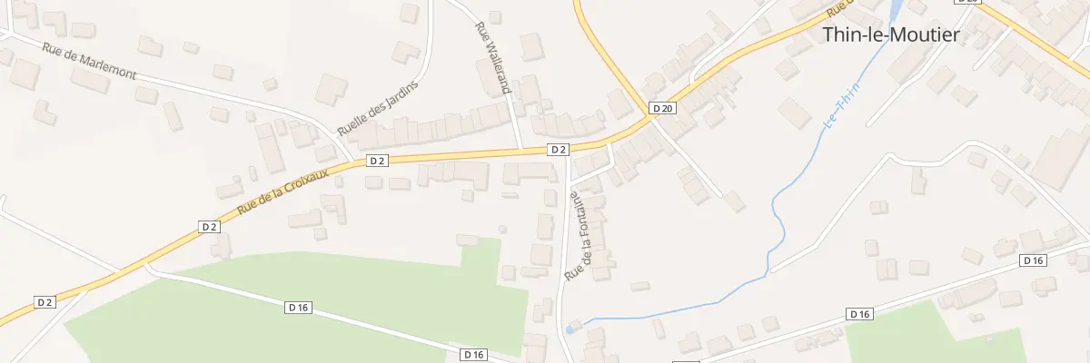 Plan du 5153 Rue de la Croixau à Thin-le-Moutier