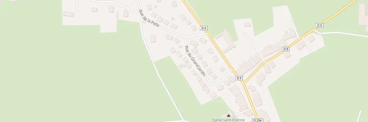 Plan du 44 Rue du Grand Jardin à Rouvroy-sur-Audry