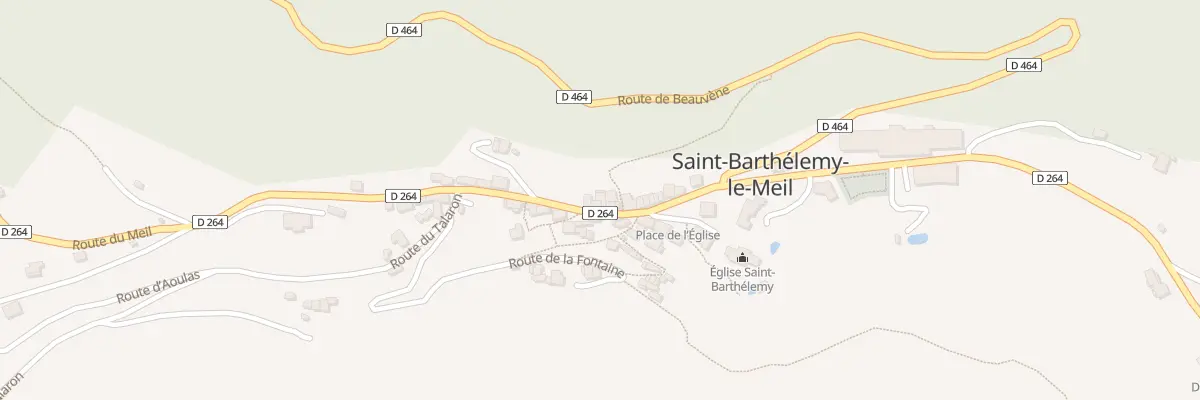 Plan du 5109 Le Village à Saint-Barthélemy-le-Meil