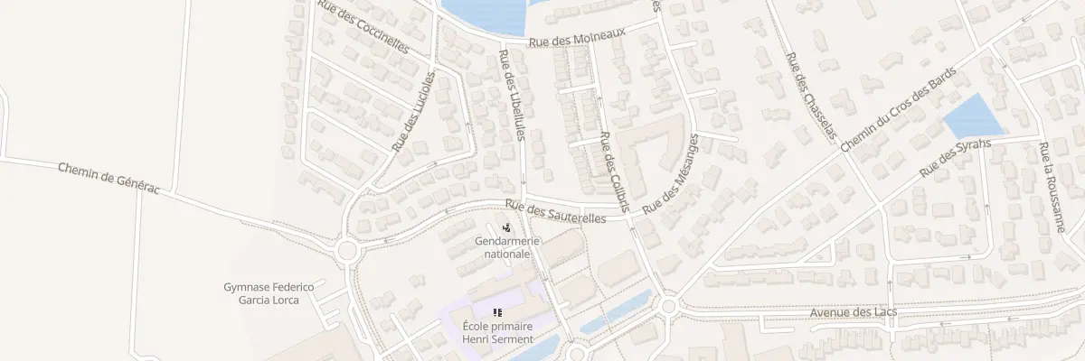 Plan du 129 Rue des Libellules à Bellegarde