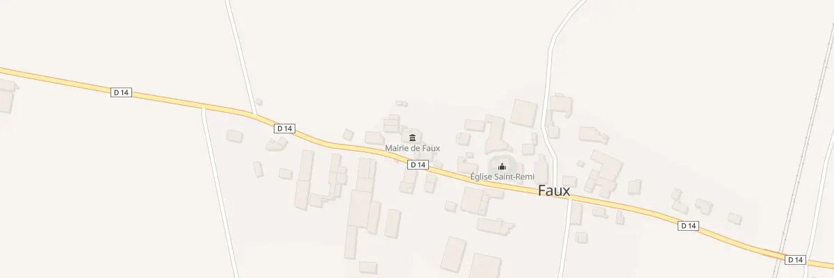 Plan du 9 Rue Haute Lumiere à Faux