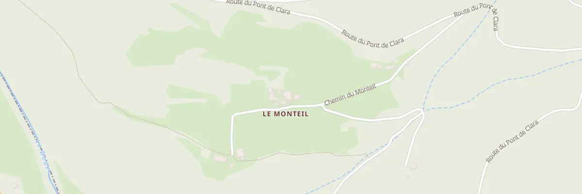Plan du 320 Che du Monteil à Lafarre