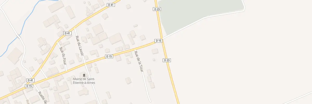 Plan du 16 Rue de la Tour à Saint-Étienne-à-Arnes