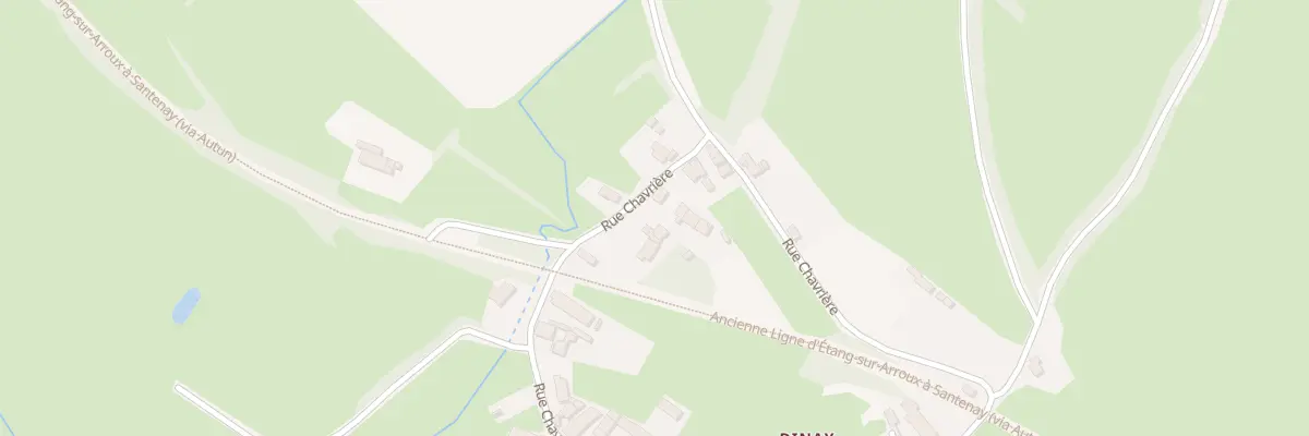 Plan du 51 Rue Chavrière à Épinac