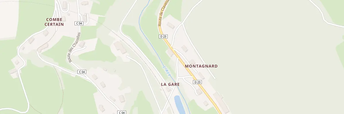 Plan du 2603 Rte de Claveisolles à Claveisolles