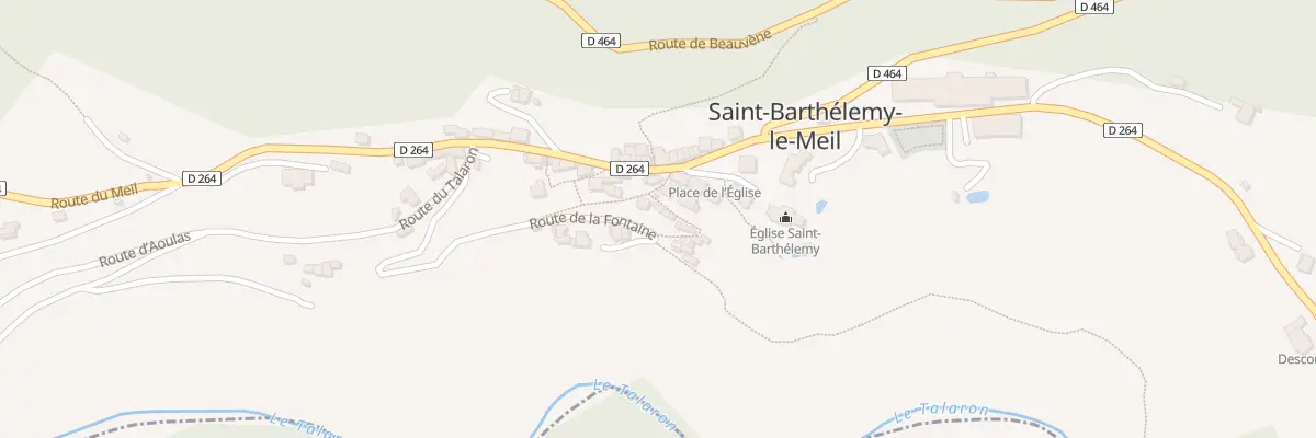 Plan du 5093 Le Village à Saint-Barthélemy-le-Meil