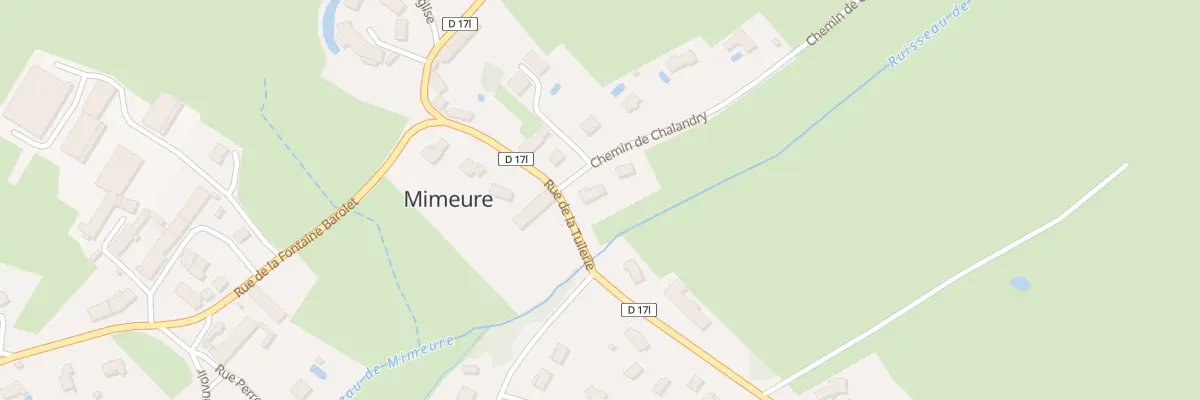 Plan du 2 Che de Chalandry (mimeure) à Mimeure