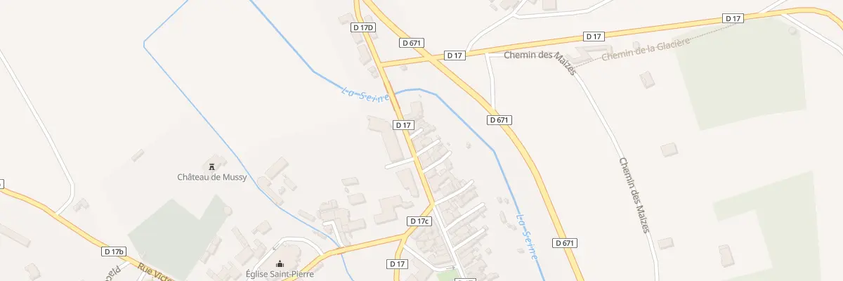 Plan du 11 Rue Gambetta à Mussy-sur-Seine