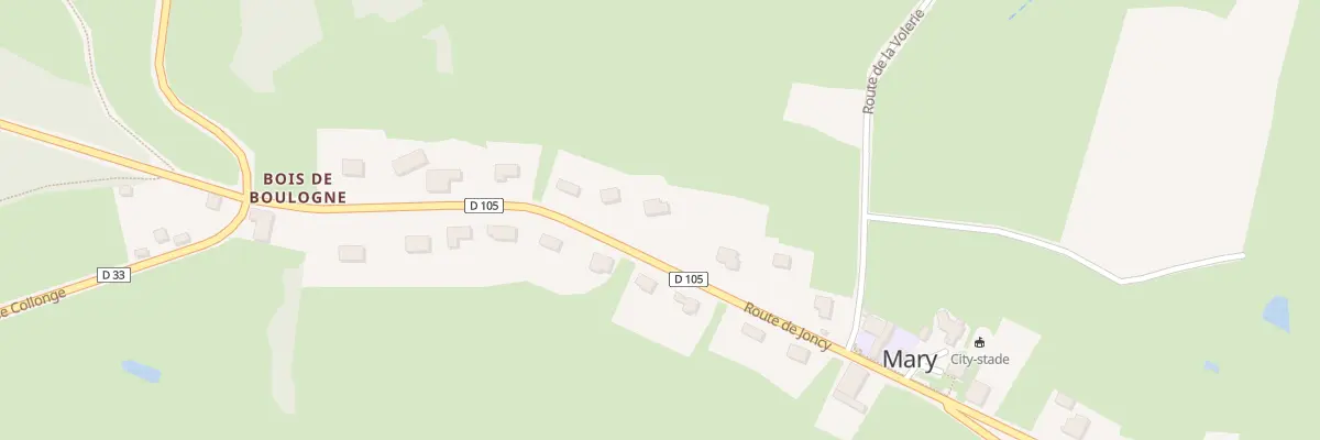 Plan du 16 Le Bourg à Mary