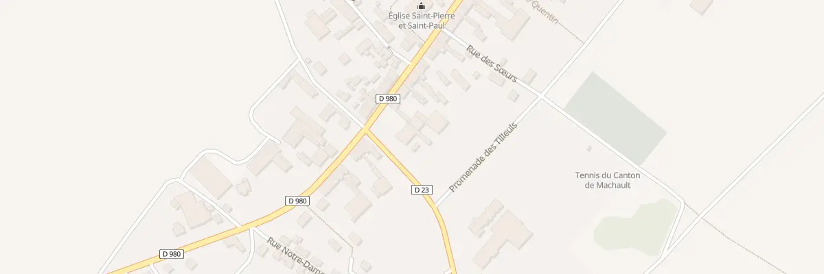Plan du 1 Rue de la 7eme Div Infanterie à Machault