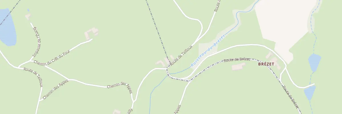 Plan du 5210 Rte de Teilloux à Saint-Romain-de-Popey
