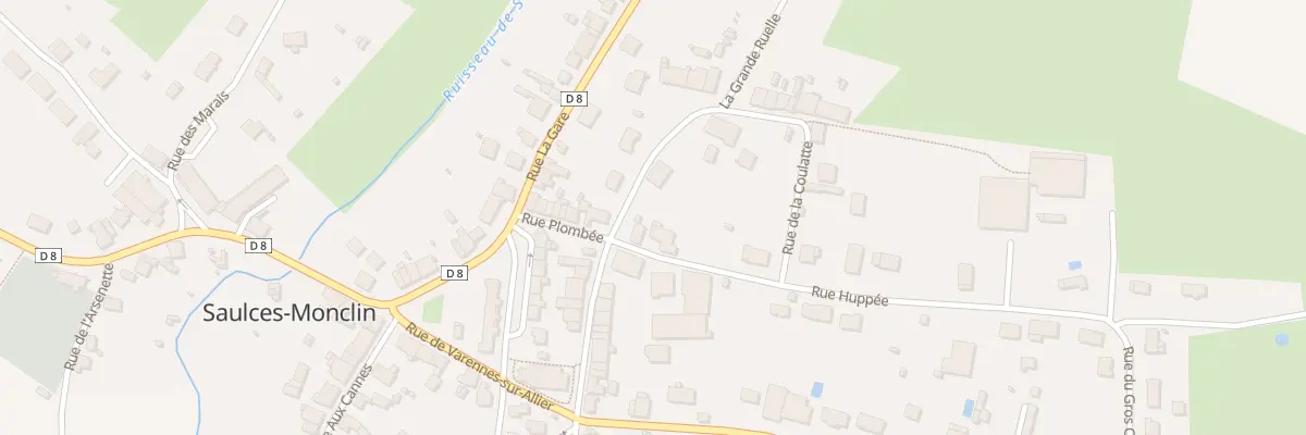 Plan du 18 Rue Huppée à Saulces-Monclin