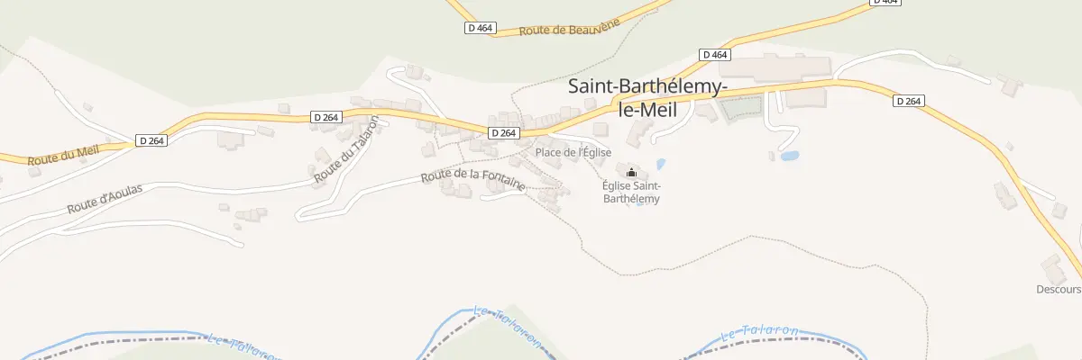 Plan du 5092 Le Village à Saint-Barthélemy-le-Meil
