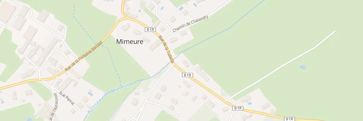 Plan du 1 Rue de la Vieille Cure (mimeur à Mimeure