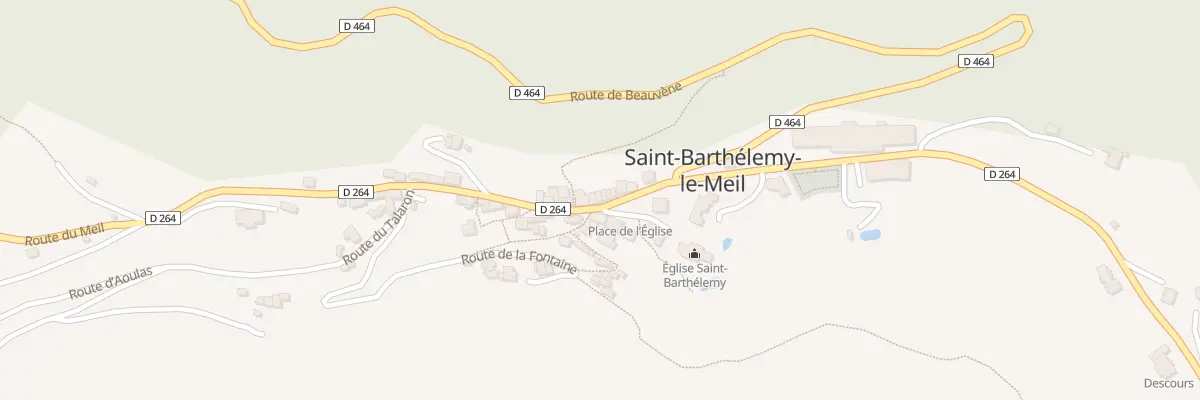 Plan du 5176 Le Village à Saint-Barthélemy-le-Meil