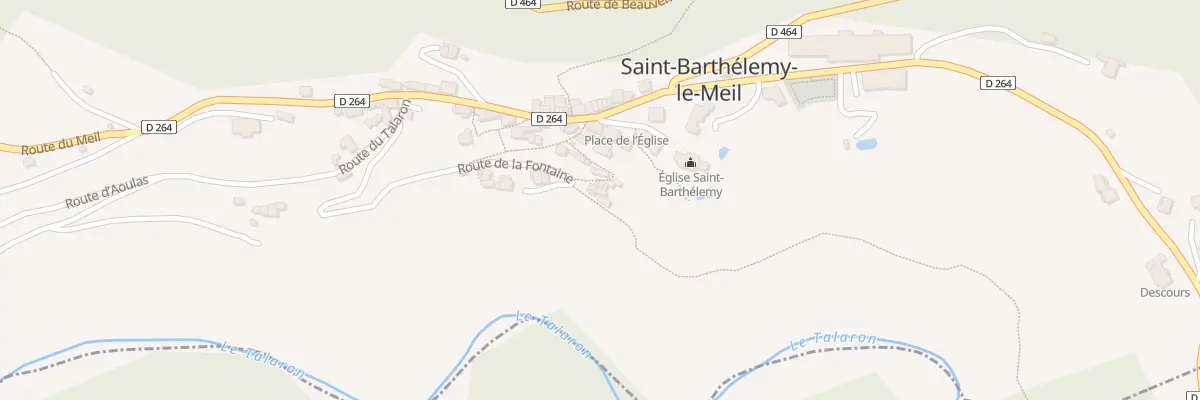 Plan du 5164 Le Village à Saint-Barthélemy-le-Meil