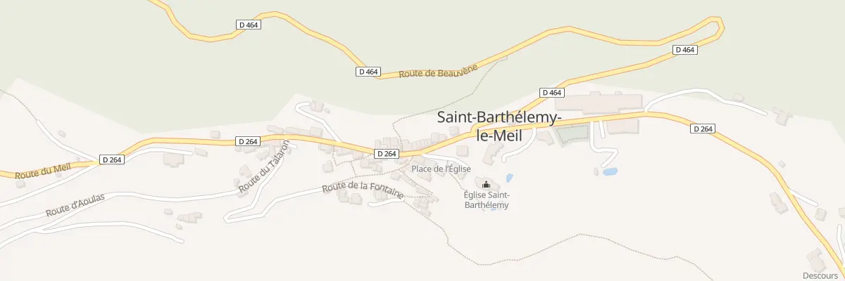 Plan du 5102 Le Village à Saint-Barthélemy-le-Meil