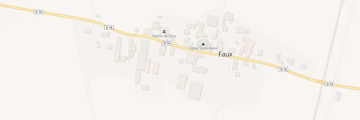 Plan du 5015 Le Village à Faux