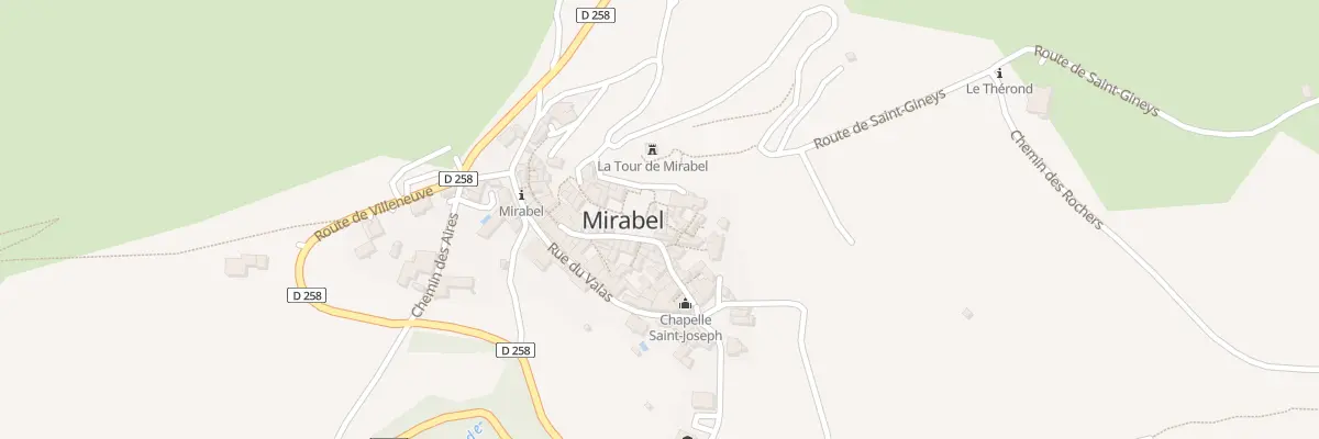 Plan du 35 Rle des Roches à Mirabel