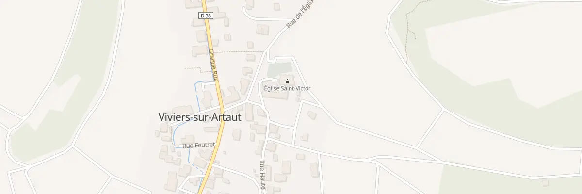 Plan du 3 Rue du Val Breton à Viviers-sur-Artaut
