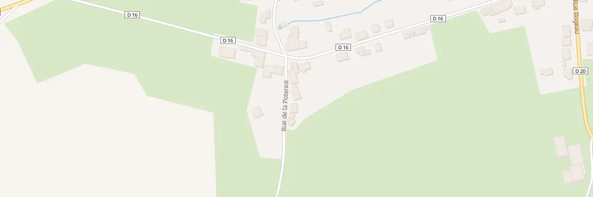 Plan du 5159 Rue de la Potence à Thin-le-Moutier